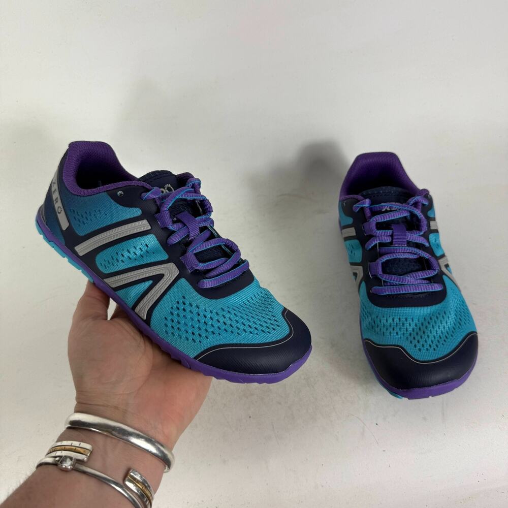 Xero Shoes Daylite Hiker Athletic Sneaker Women's 5 Blue Mesh Low Breathable